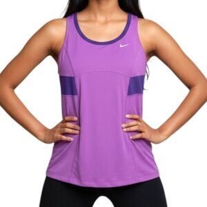 NWT Nike Dri-Fit Tennis Athletic Tank Top Purple - Girls Large